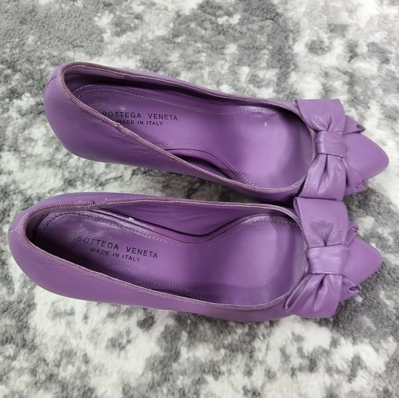 Bottega Shoes Bottega Leather 3 Pumps Bow Retro Poshmark